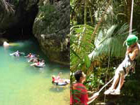 Belize Cave Tubing Zip Line Excursion