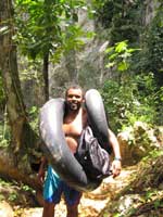belize cave tubing , Richard of X-Stream