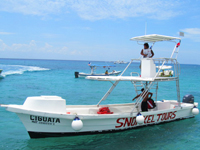 Cozumel Glass Bottom Boat Snorkel Tour