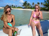 Wild Zodiac Tours Grand Cayman stop for a few drinks