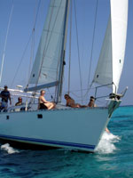 sailing in grand cayman