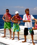 Guest can help Crew the Catamaran