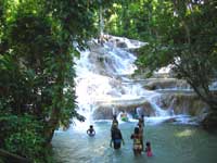 Dunns' River falls for cruise ship passengers