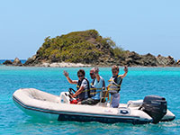 St Thomas mini boat charters