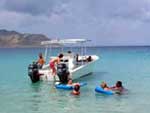 St. Maarten Power Catamaran snorkeling excursion