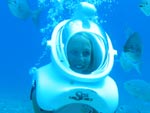 Cozumel Sea Trek Helmet diving  excursion 