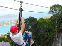 St Thomas zipline excursions