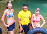 Belize Cave Tubing