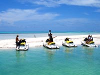 The Rum Point sandbar in grand cayman