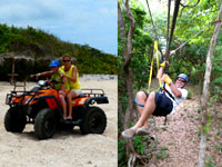 Roatan Zipline and ATV Excursions