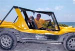 Andrew Bacon on Cozumel Dune Buggies