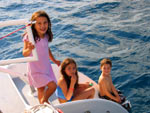 Catamaran snorkeling trip with kids