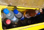 Dune buggy equipped with drinks