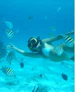 snorkeling tour from Playa and Calica ports