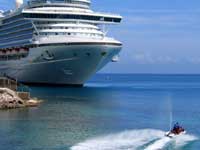 Wave Runner by cruise ship in Ocho Rios
